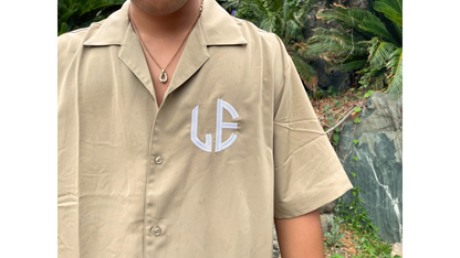 LE LOGO DROP SHIRT SAND KHAKI