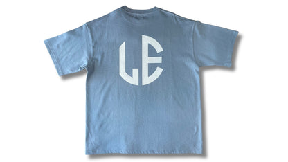 LEGIT LOGO BIG DROP T-SHIRT ASID BLUE