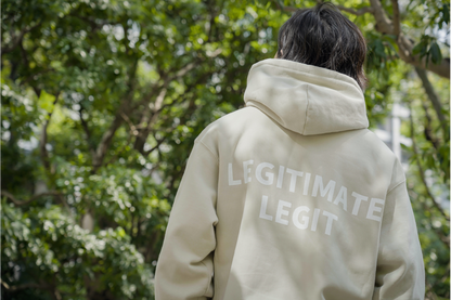 LEGIT LOGO HOODIE　SAND BEIGE