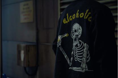 alcoholic DENIM SWEAT